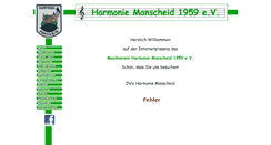 Desktop Screenshot of mv-manscheid.de